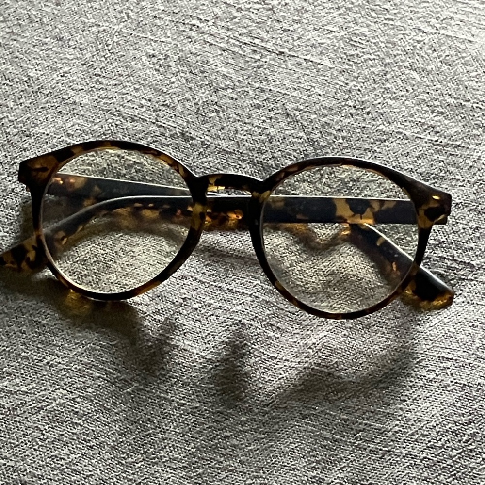 Tortoise Shell Round blue light Glasses